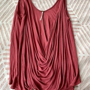 Free people draped tank top, size small